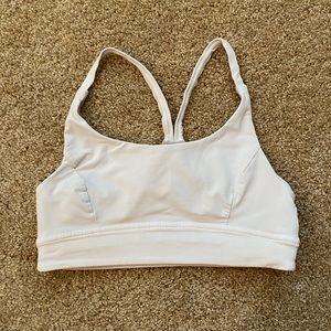 Lululemon White Sports Bra